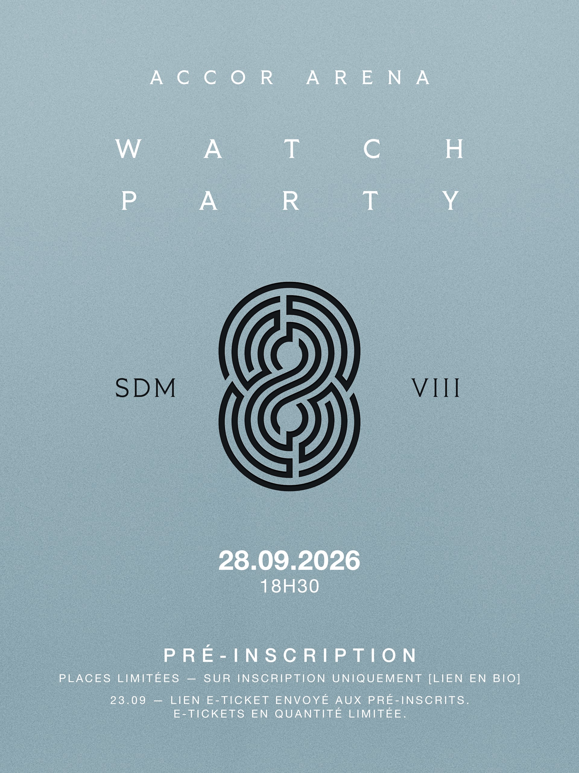 Sdm Watch Party Accor Arena 28.09.26