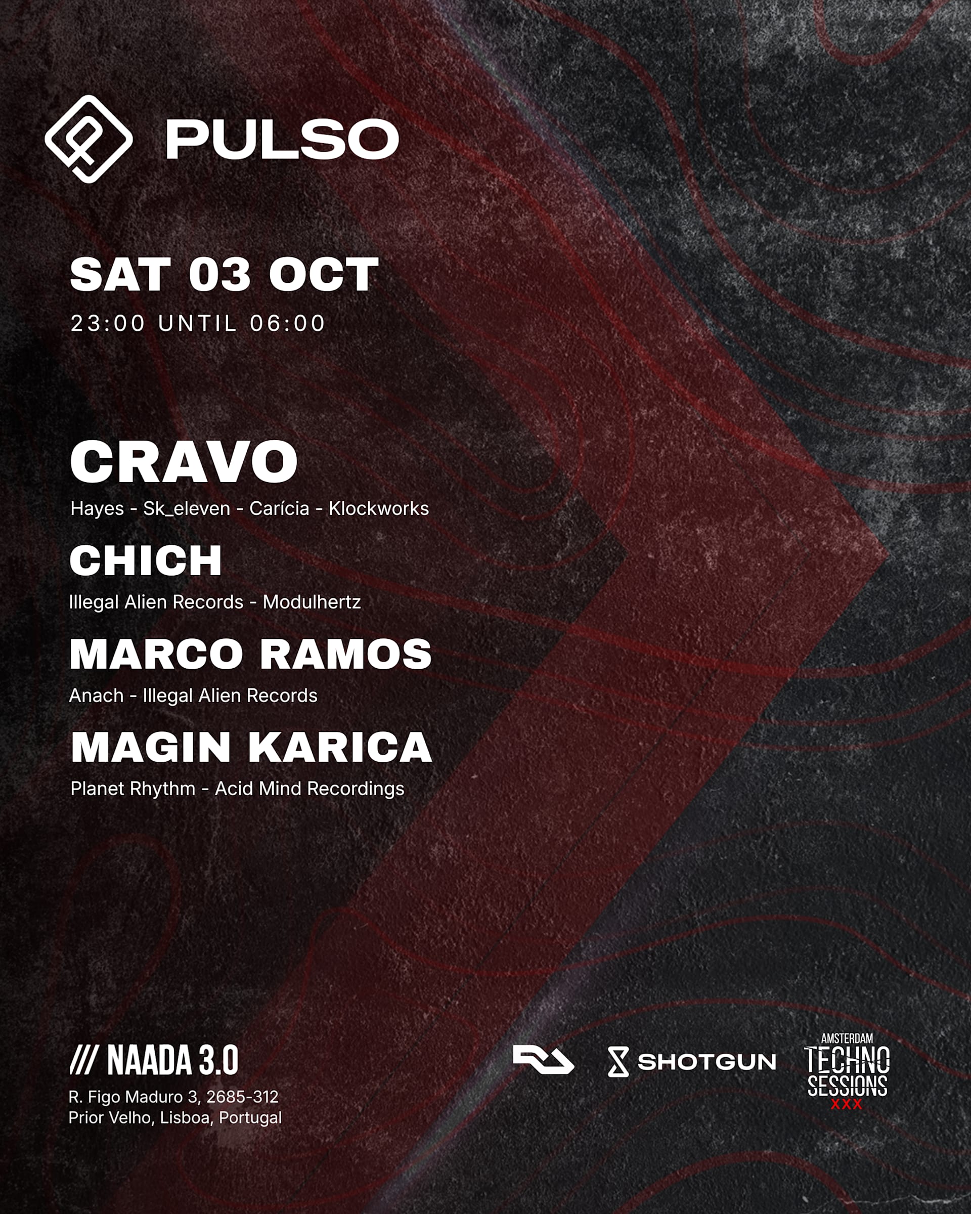 Pulso × Amsterdam Techno Sessions With Cravo