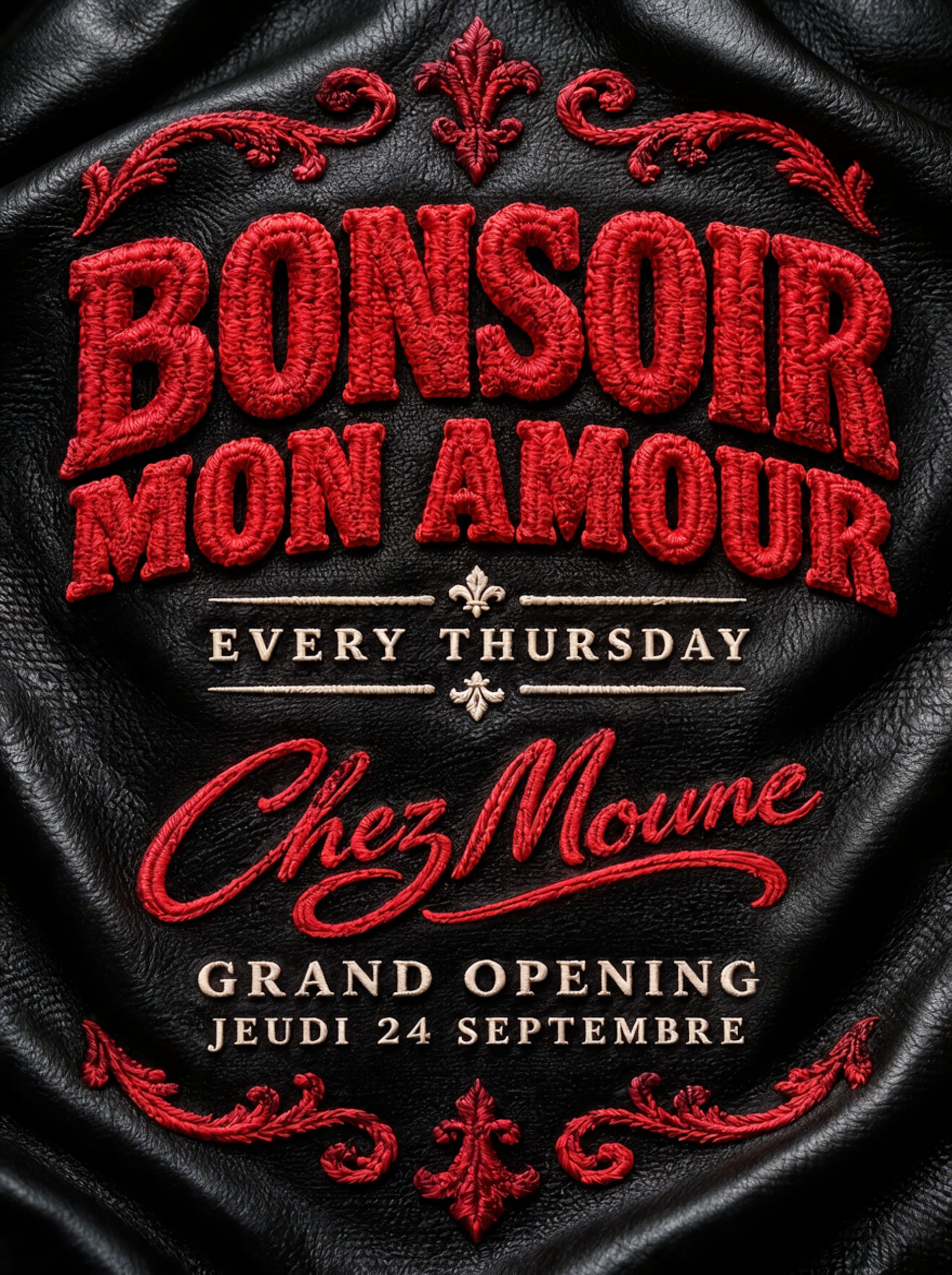 Opening: Bonsoir Mon Amour @ Chez Moune - Jeudi 24 Septembre