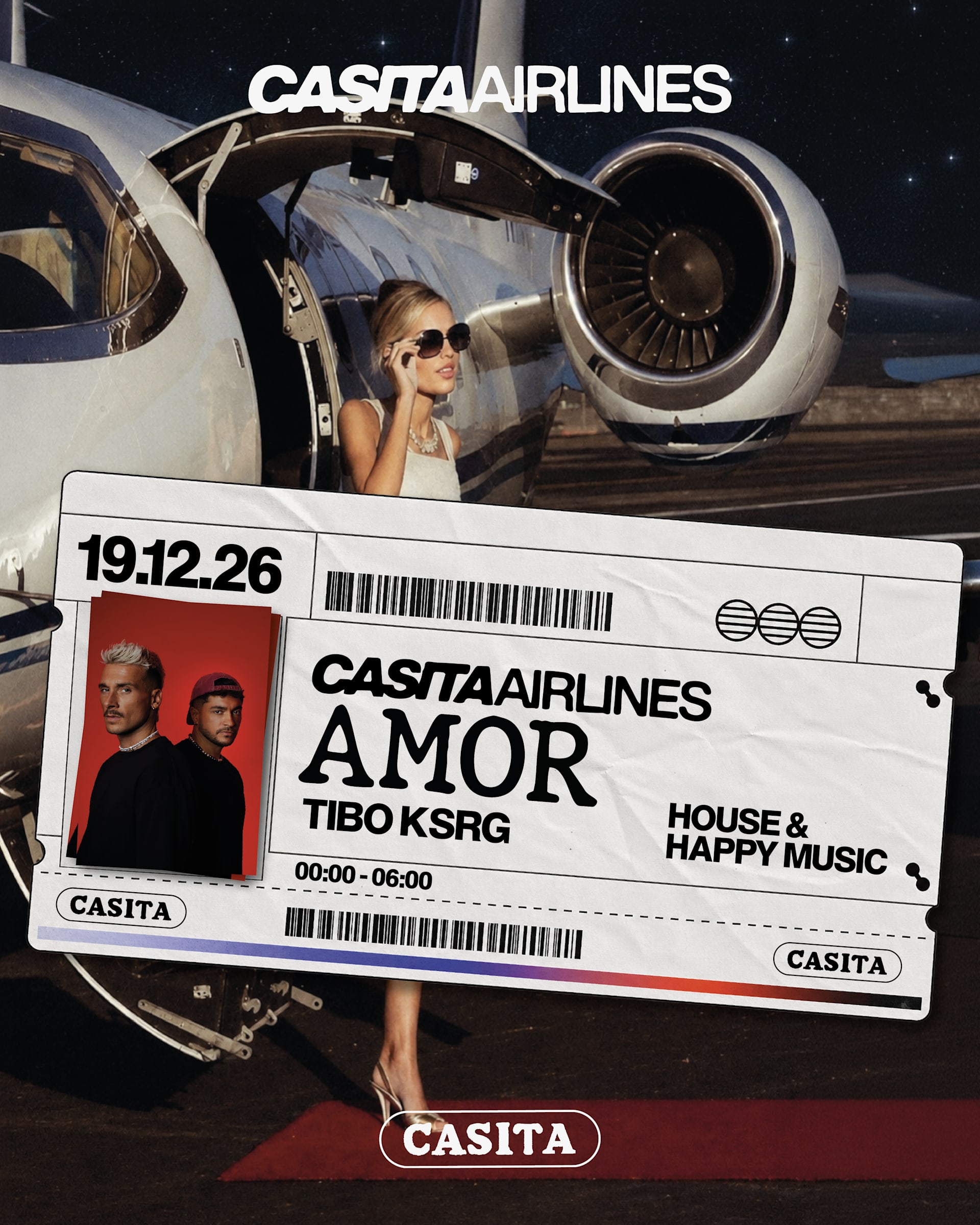 Samedi 19 Décembre - Amor For Casita Airlines