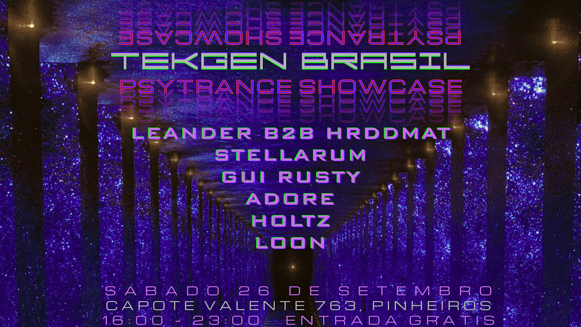 Psytrance Showcase By Tekgen - Entrada Gratis