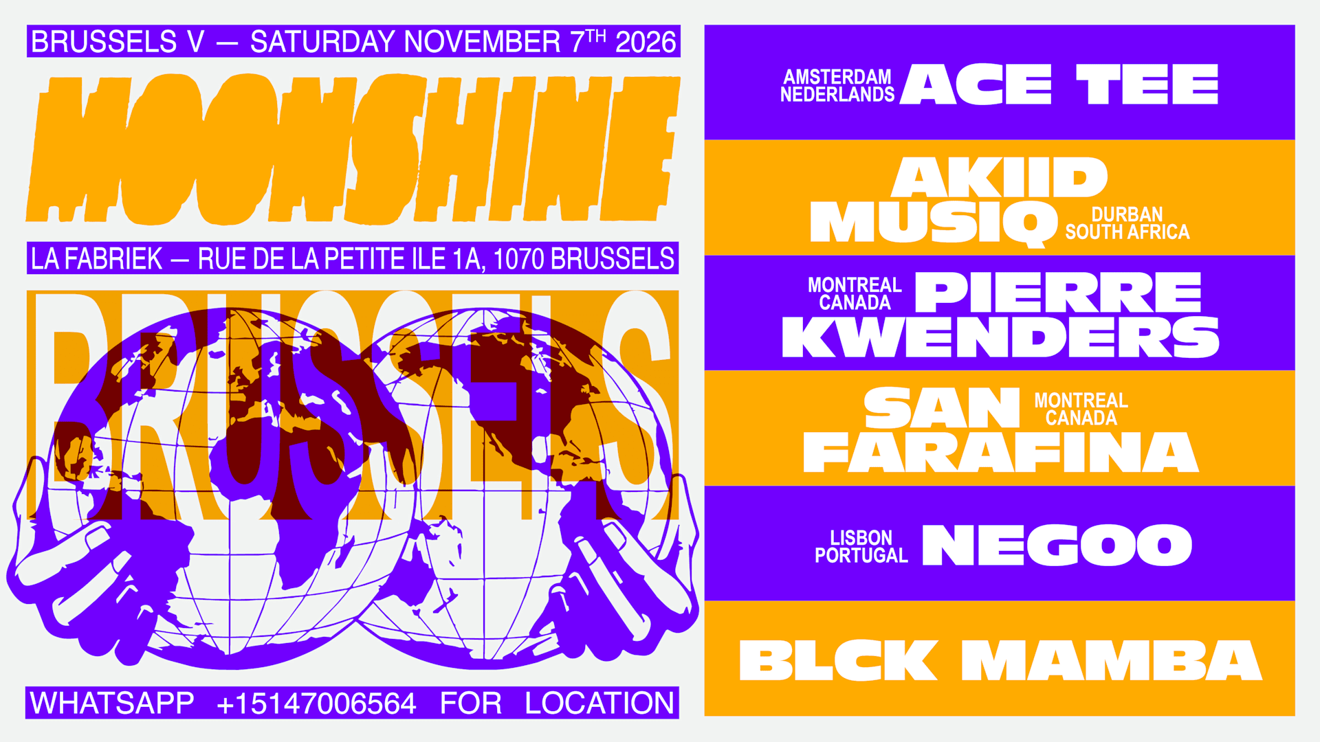 Moonshine @ La Fabriek | 06.11