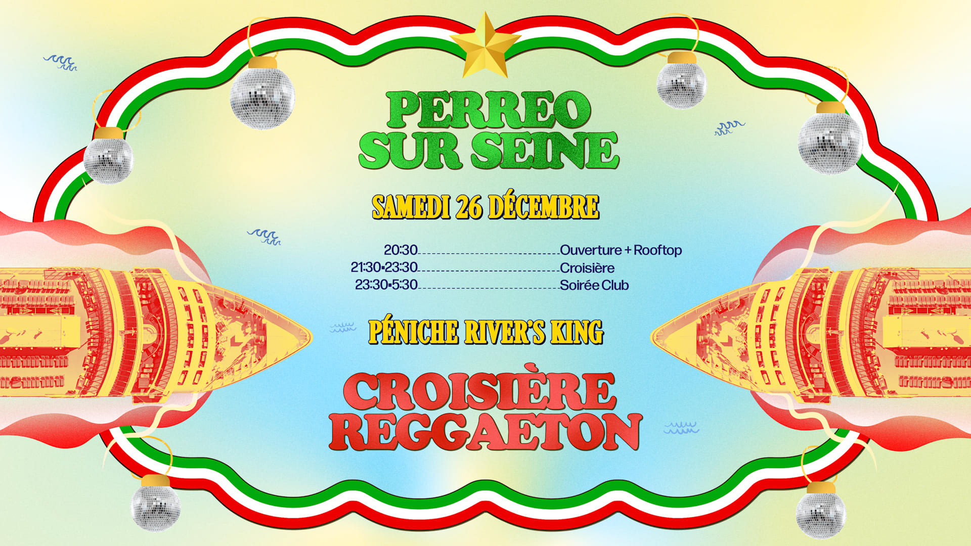 Perreo-Sur-Seine : Croisière Reggaeton • Noël