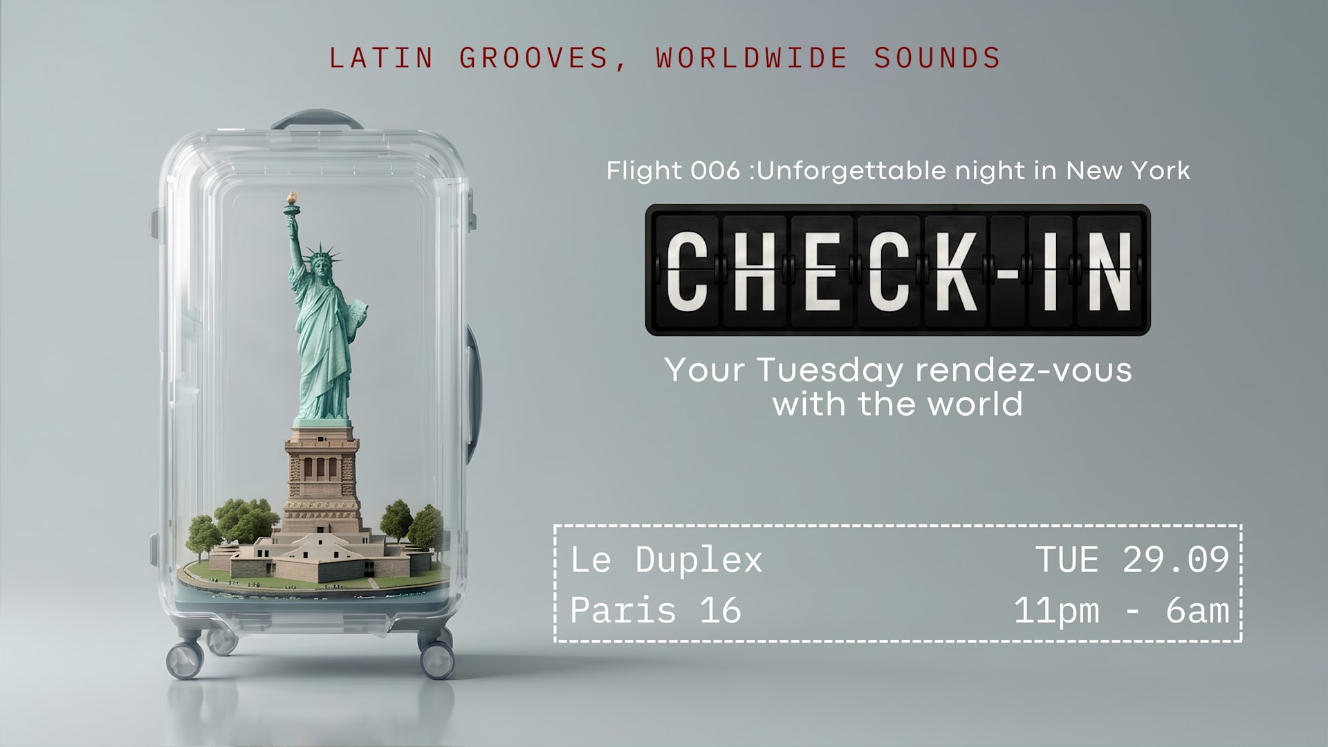 Erasmus — Check-In — Duplex — Flight 006: New York