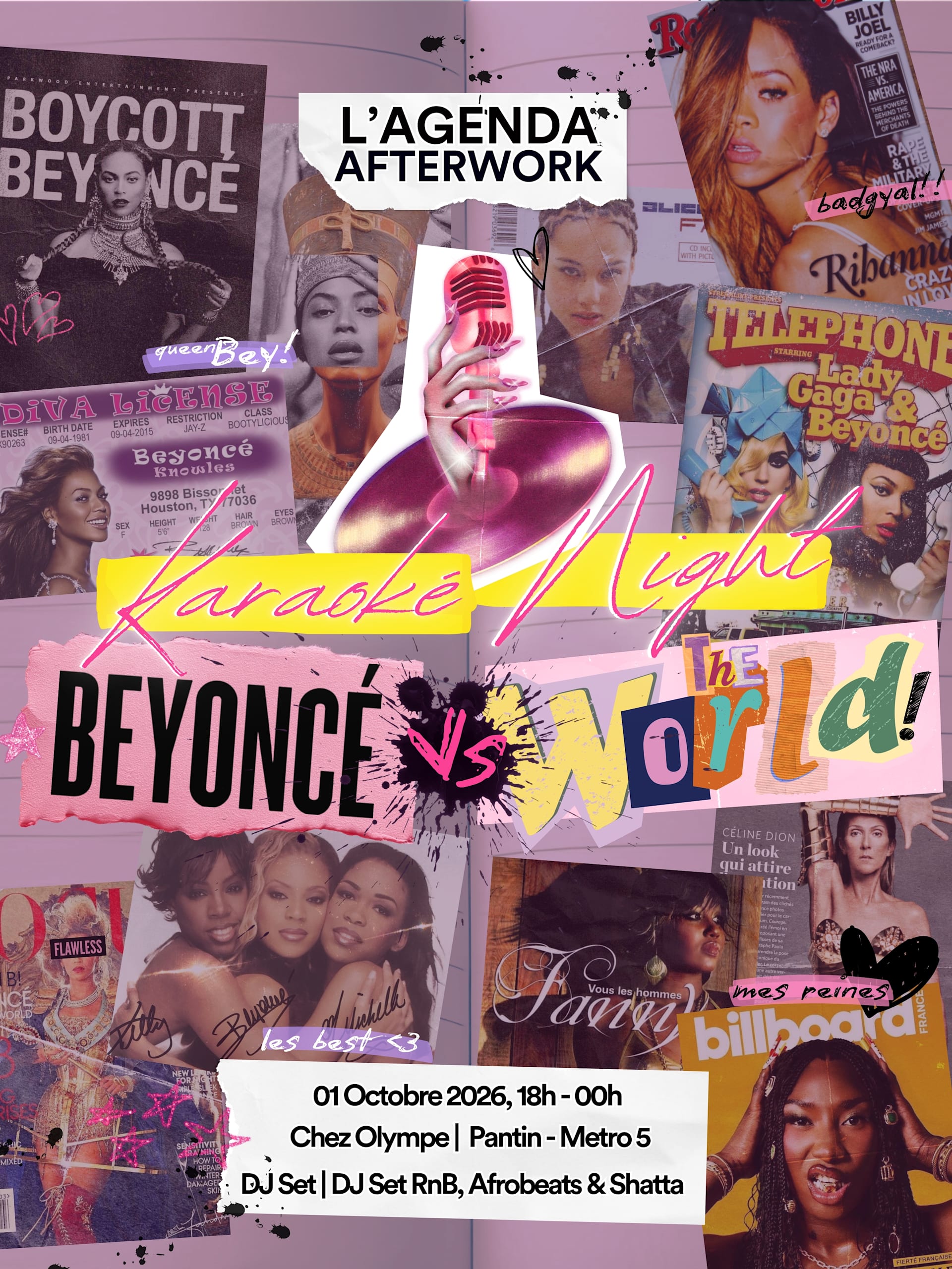 L'agenda Afterwork - Karaoke Night "Beyoncé Vs The …