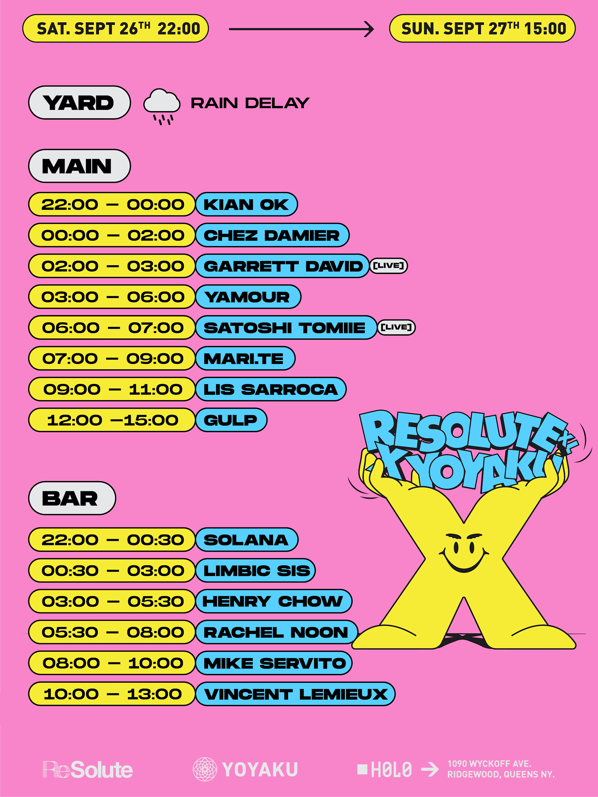 Resolute X Yoyaku (Brooklyn)