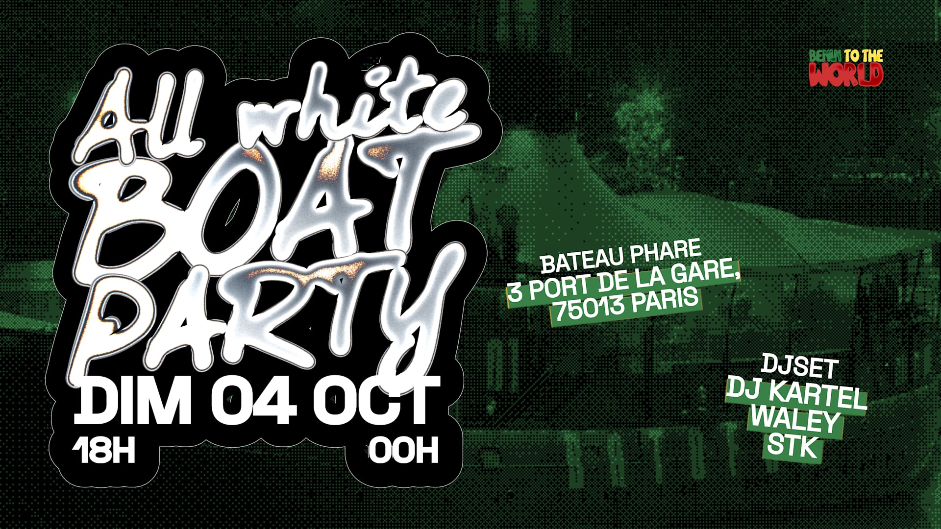 Benin To The World : All White Boat Party