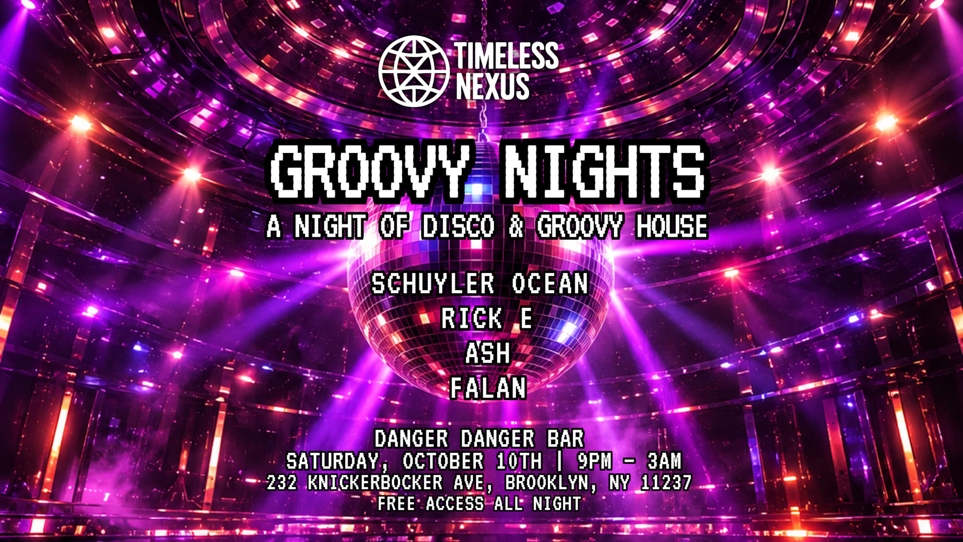 Groovy Nights: A Night Of Disco And Groovy House