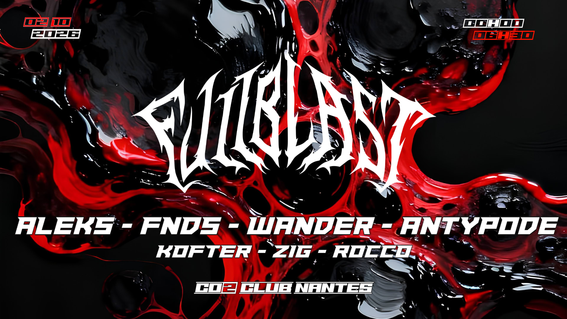 Fullblast - Co2 Club : Antypode, Aleks, Fnds, Wander & More