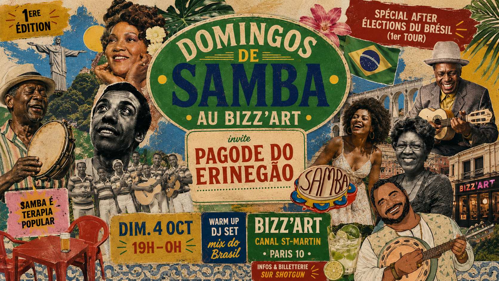 Domingos De Samba Au Bizz'art - Roda De Samba & Pagode !