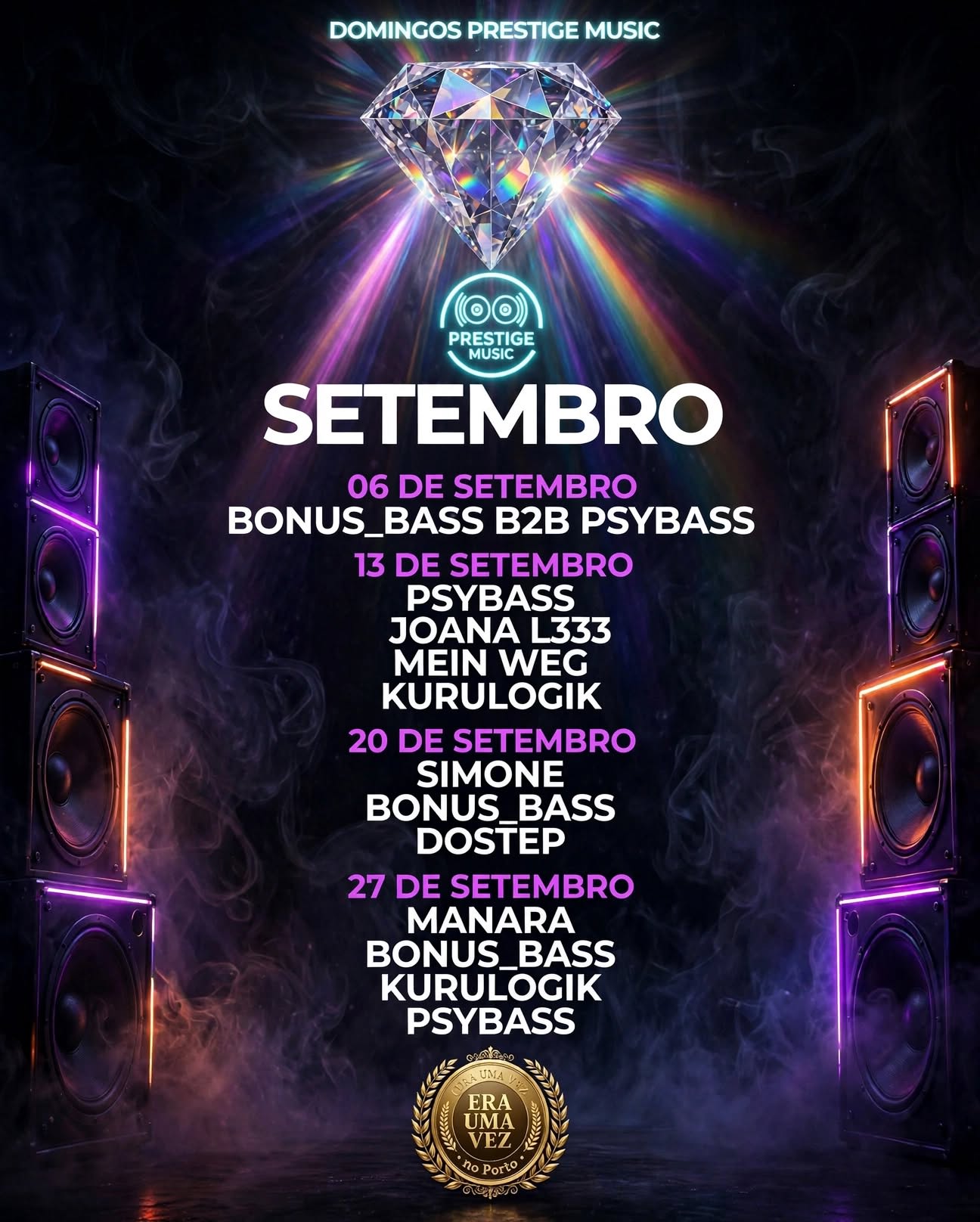 Domingos Prestige Music - Setembro