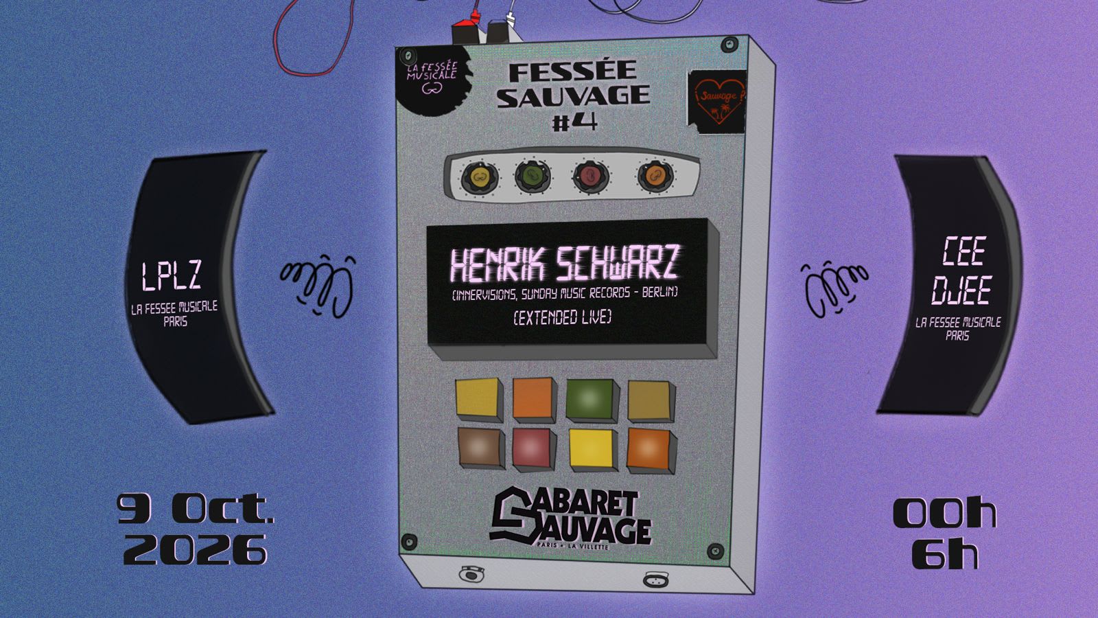 ¡La Fessée Sauvage#4 W/ Henrik Schwarz & La Fessée Musicale?
