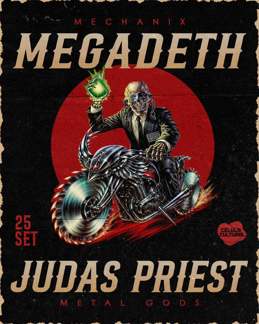 25/09(Sex) Megadeth & Judas Priest