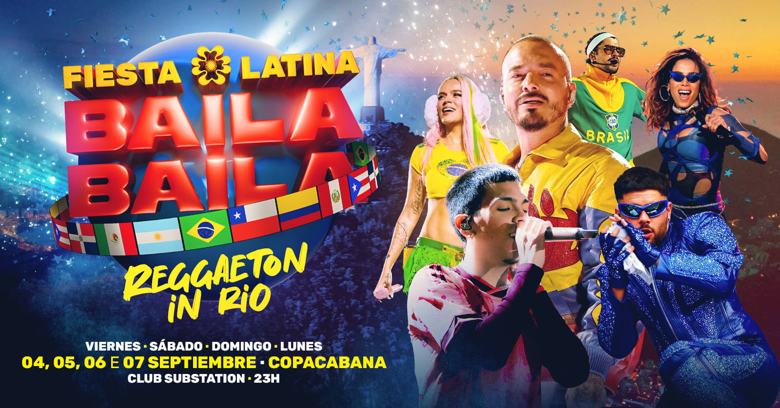 Fiesta Latina Baila Baila | Reggaeton In Rio 6 Septiembre
