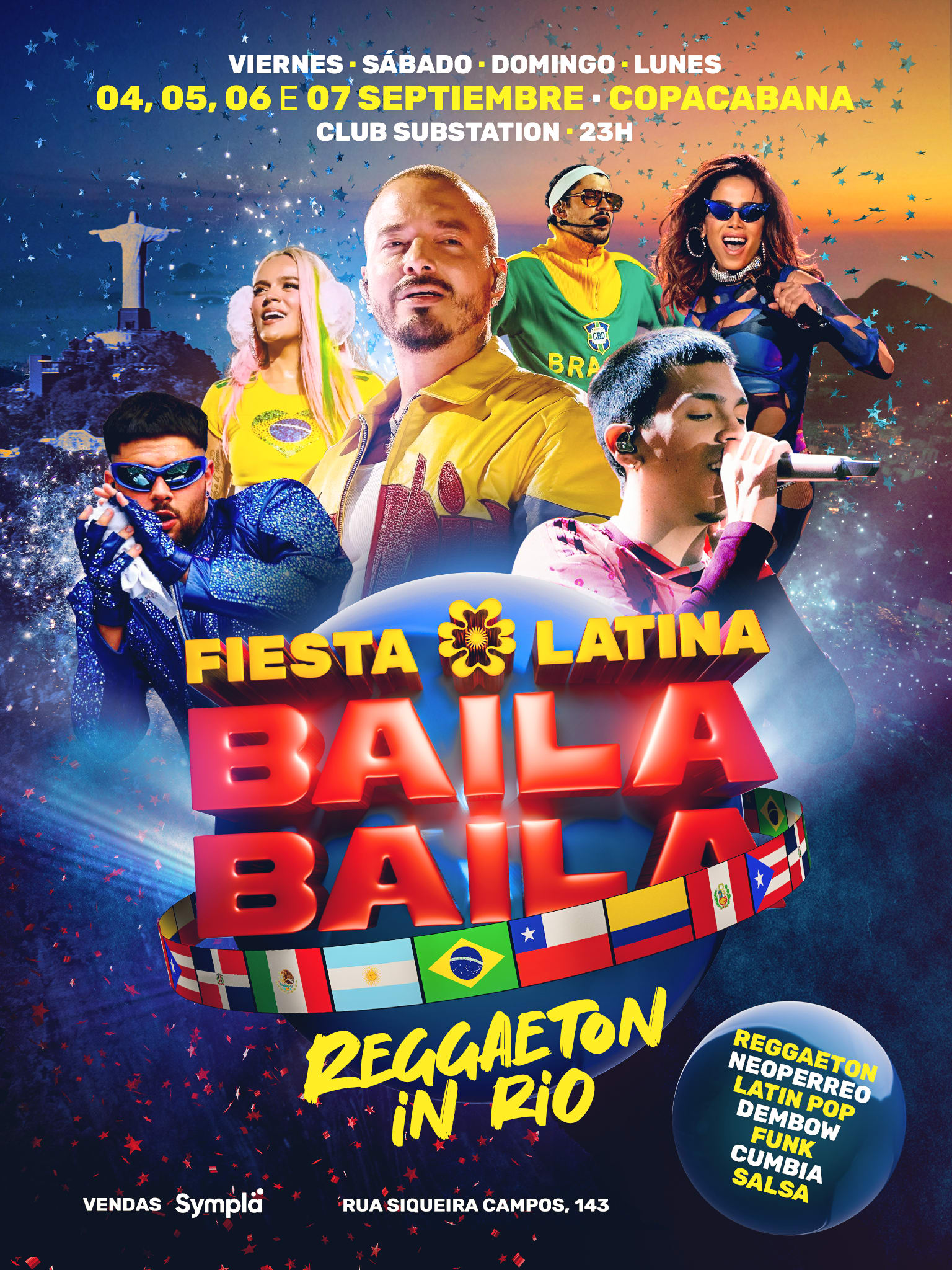 Fiesta Latina Baila Baila | Reggaeton In Rio 6 Septiembre