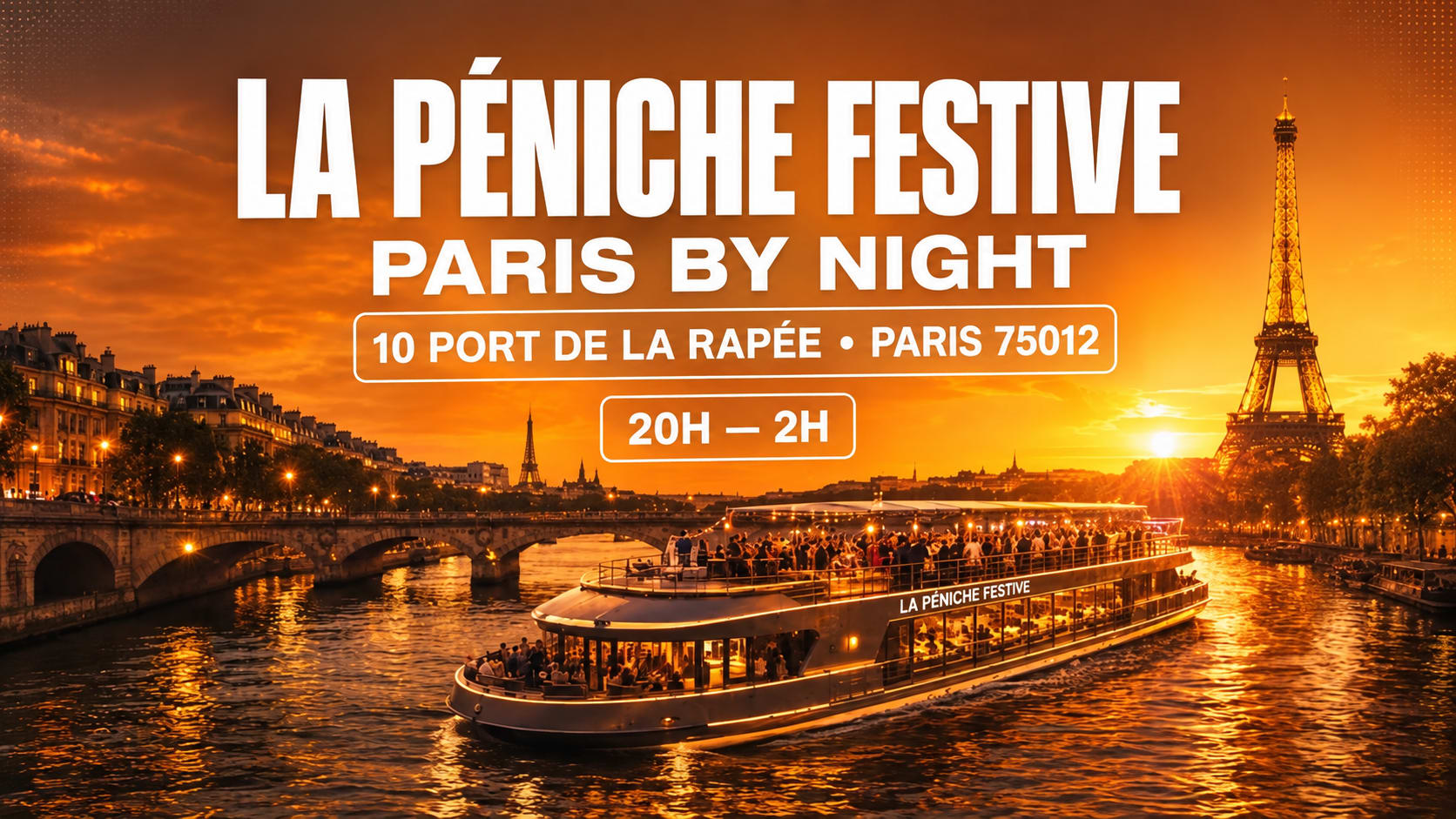 Péniche Festive Gratuite | 26/09