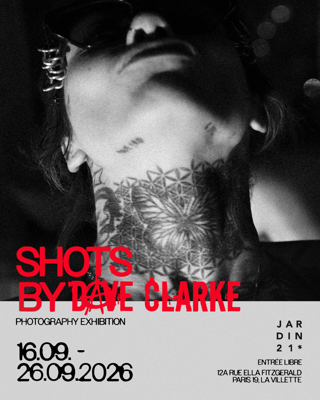 Exposition Photo 𖤓 Shots By Dave Clarke Au Jardin21 [Free]