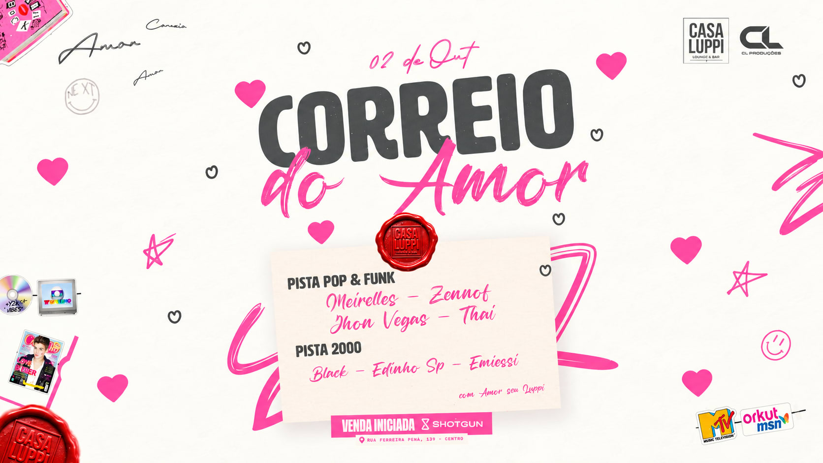 Correio Do Amor - Sexta - 02/10