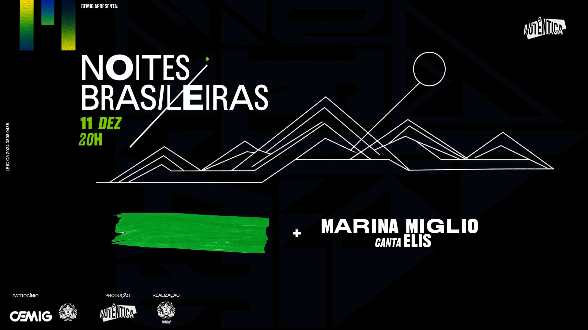 Noites Brasileiras Apresenta: Marina Miglio Canta Elis
