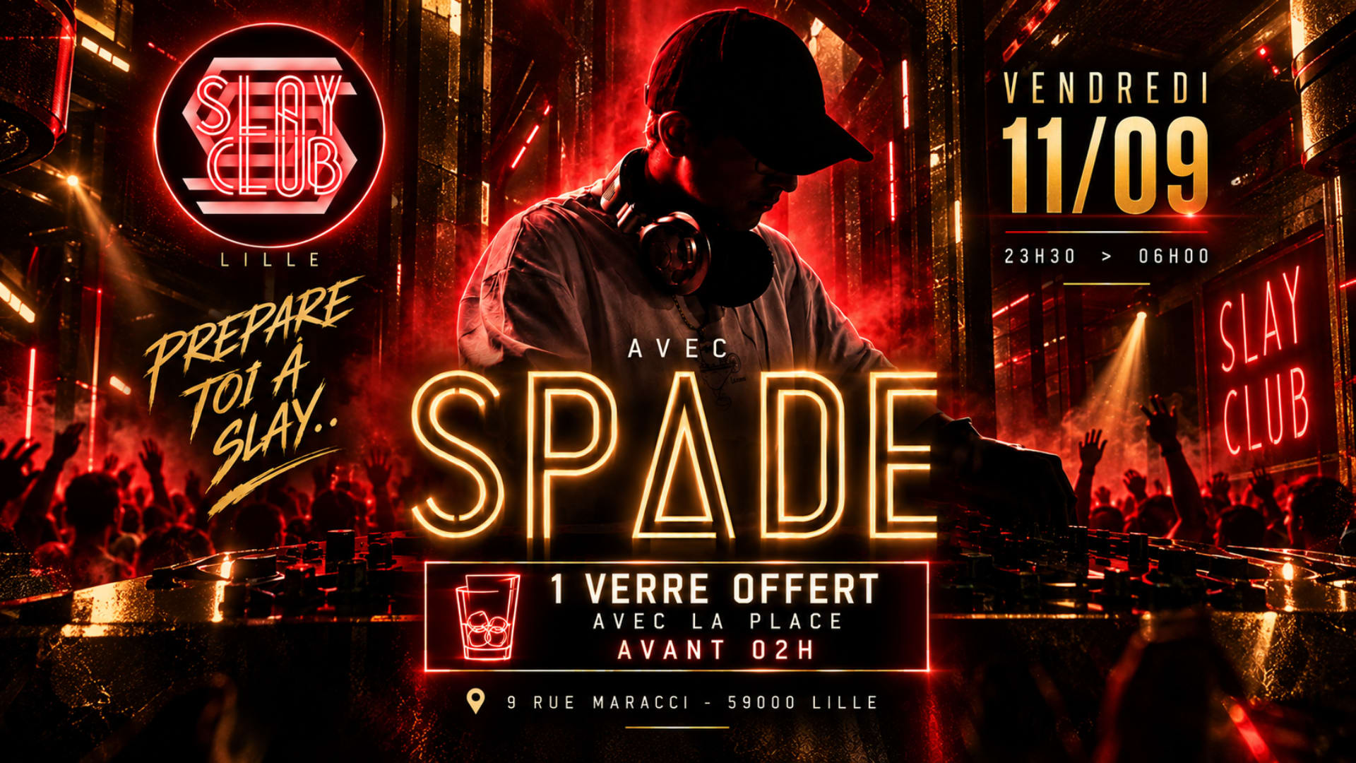 Slay Club : Dj Spade 11/09