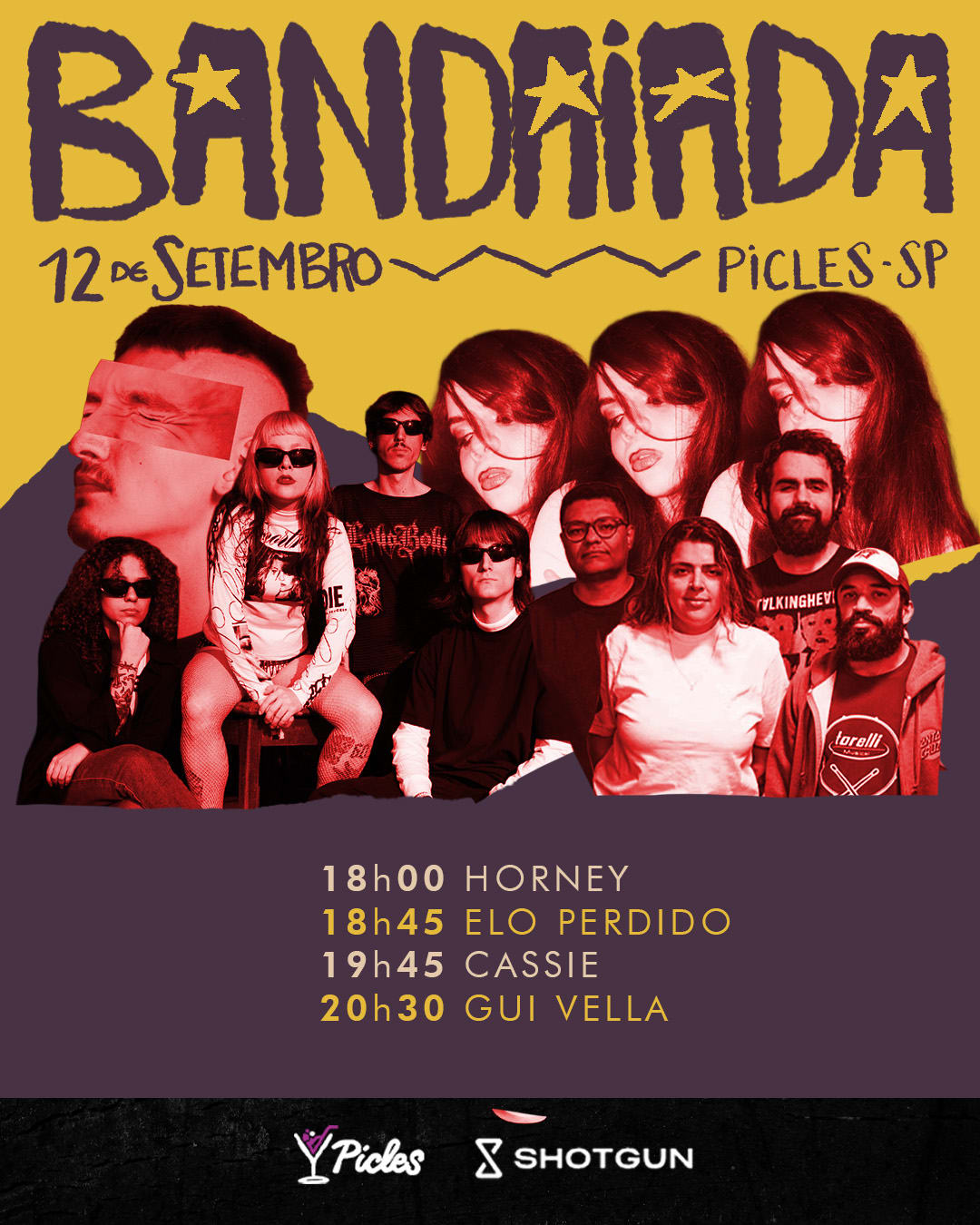 Festival Bandaiada No Picles 4 Shows 18h Até 21h