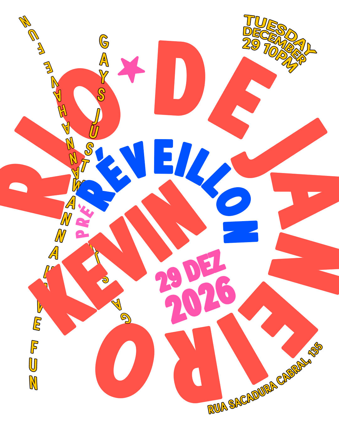 Kevin Pré-Réveillon Rio De Janeiro 29/12 C/ Clementaum