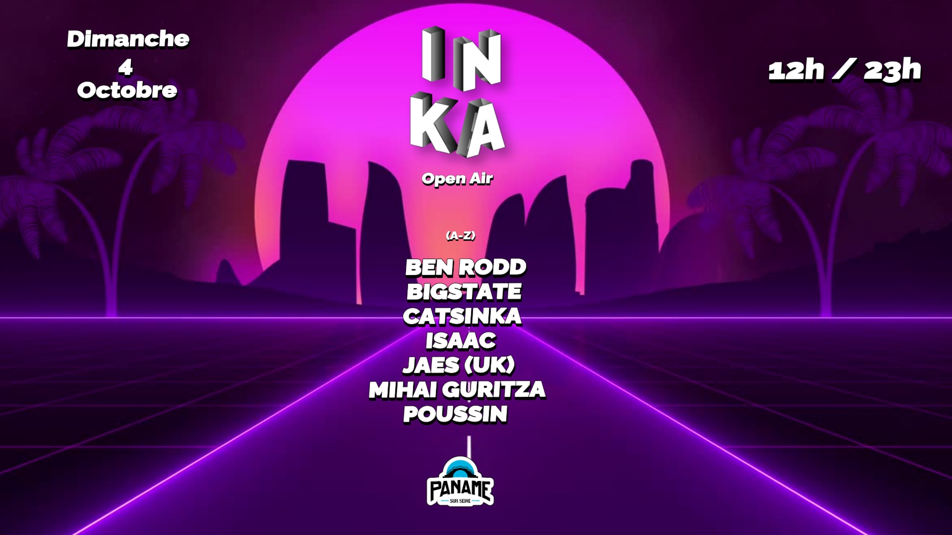Inka Open Air - Catsinka,Bigstate,Benrodd,Isaac,Poussin,Jaes
