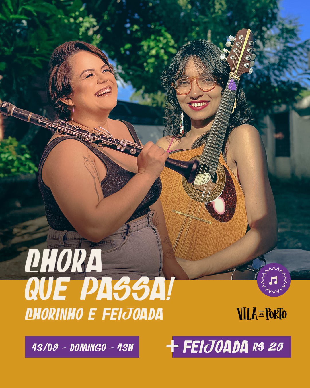 Chora Que Passa! // 13.09  // Chorinho E Feijooada