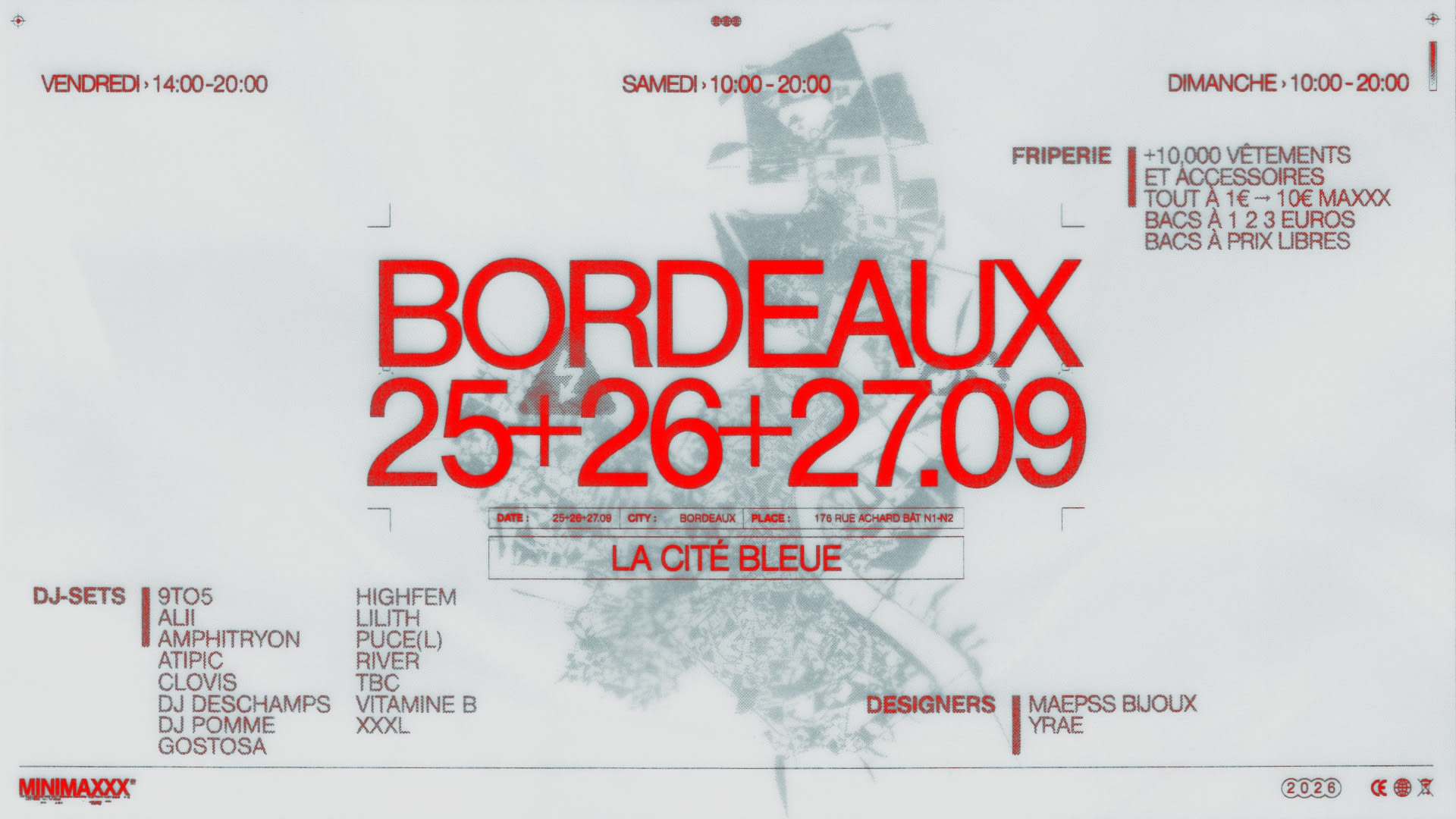 [Bordeaux] Friperie + Dj-Sets + Designers