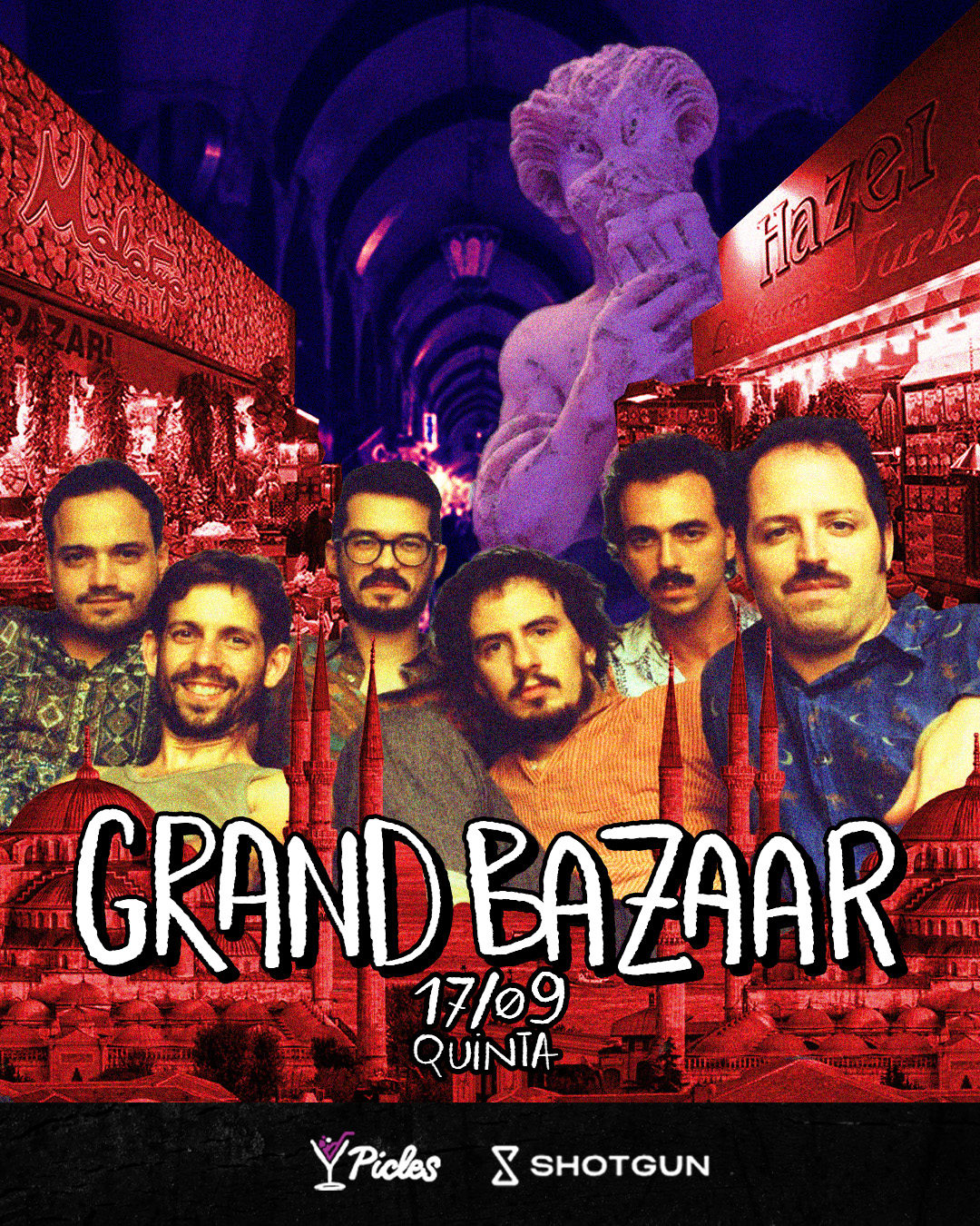 Grand Bazaar + Bazuros + Dj Lebre · Baile Do Oitavo