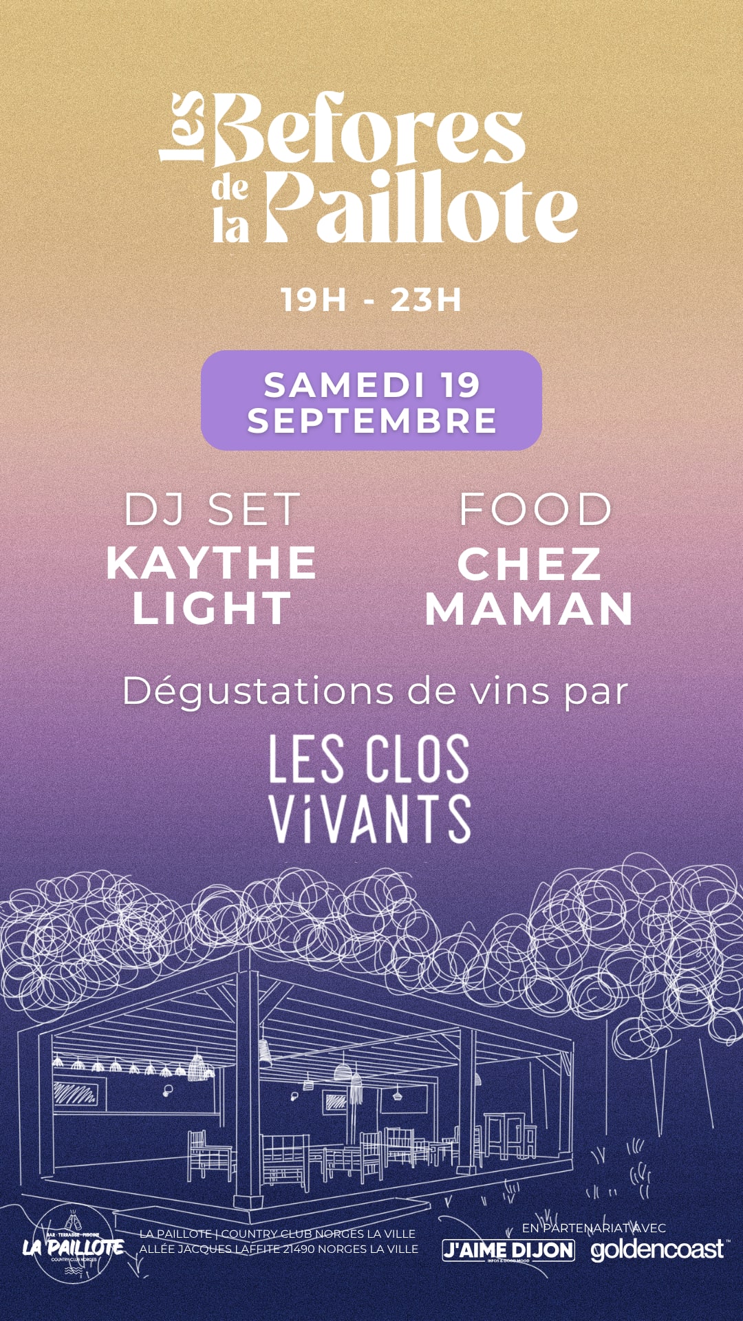 Les Befores De La Paillote - Samedi 19 Septembre