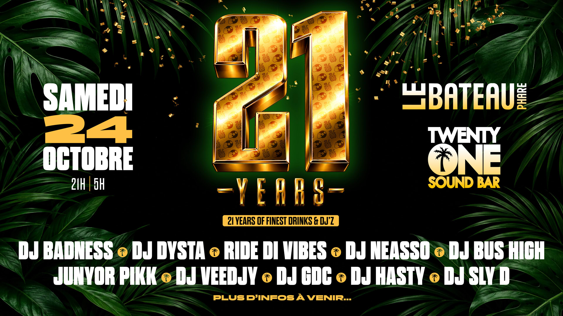 Twenty One Sound Bar // 21 Bday Edition