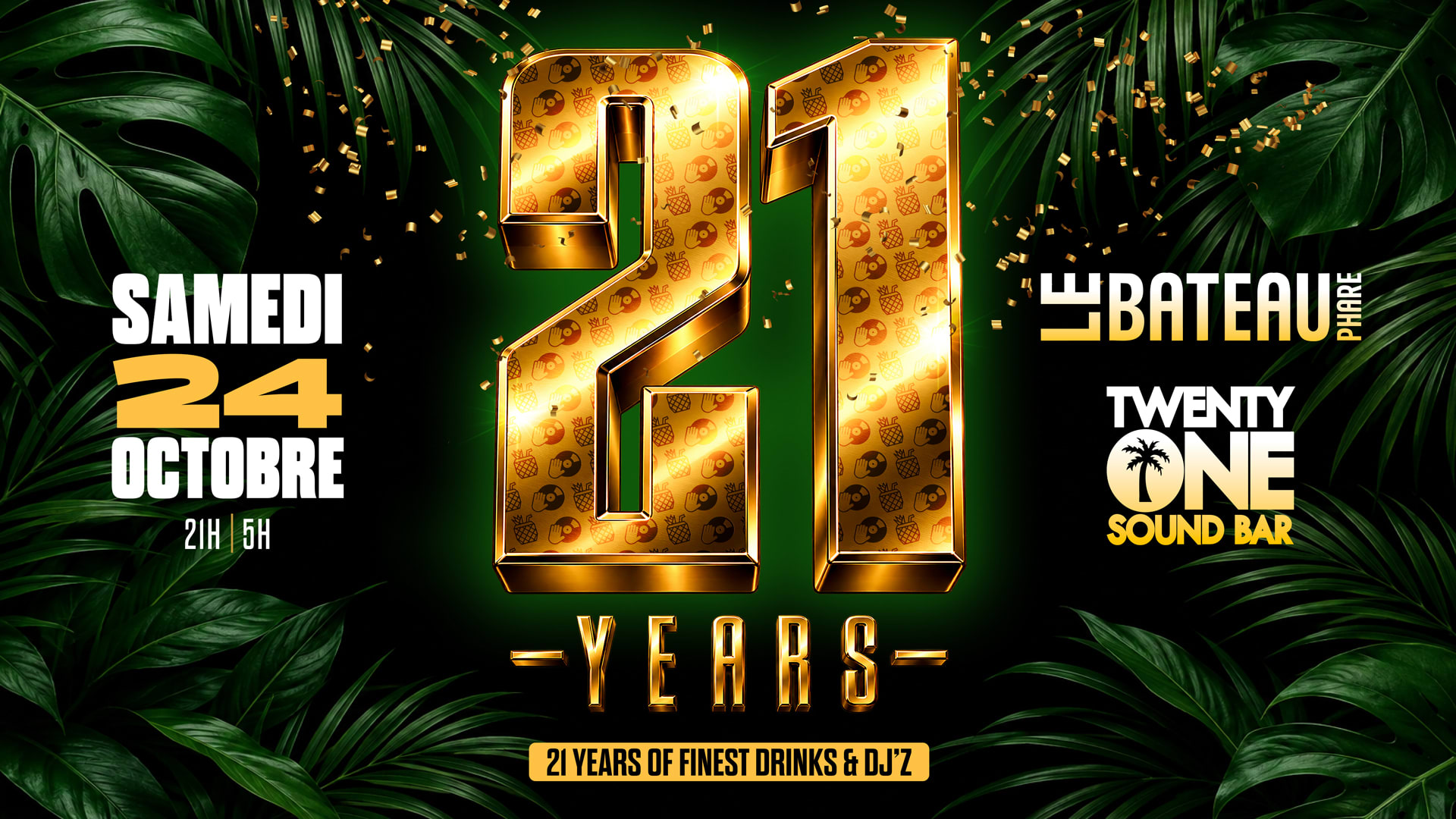 Twenty One Sound Bar // 21 Bday Edition