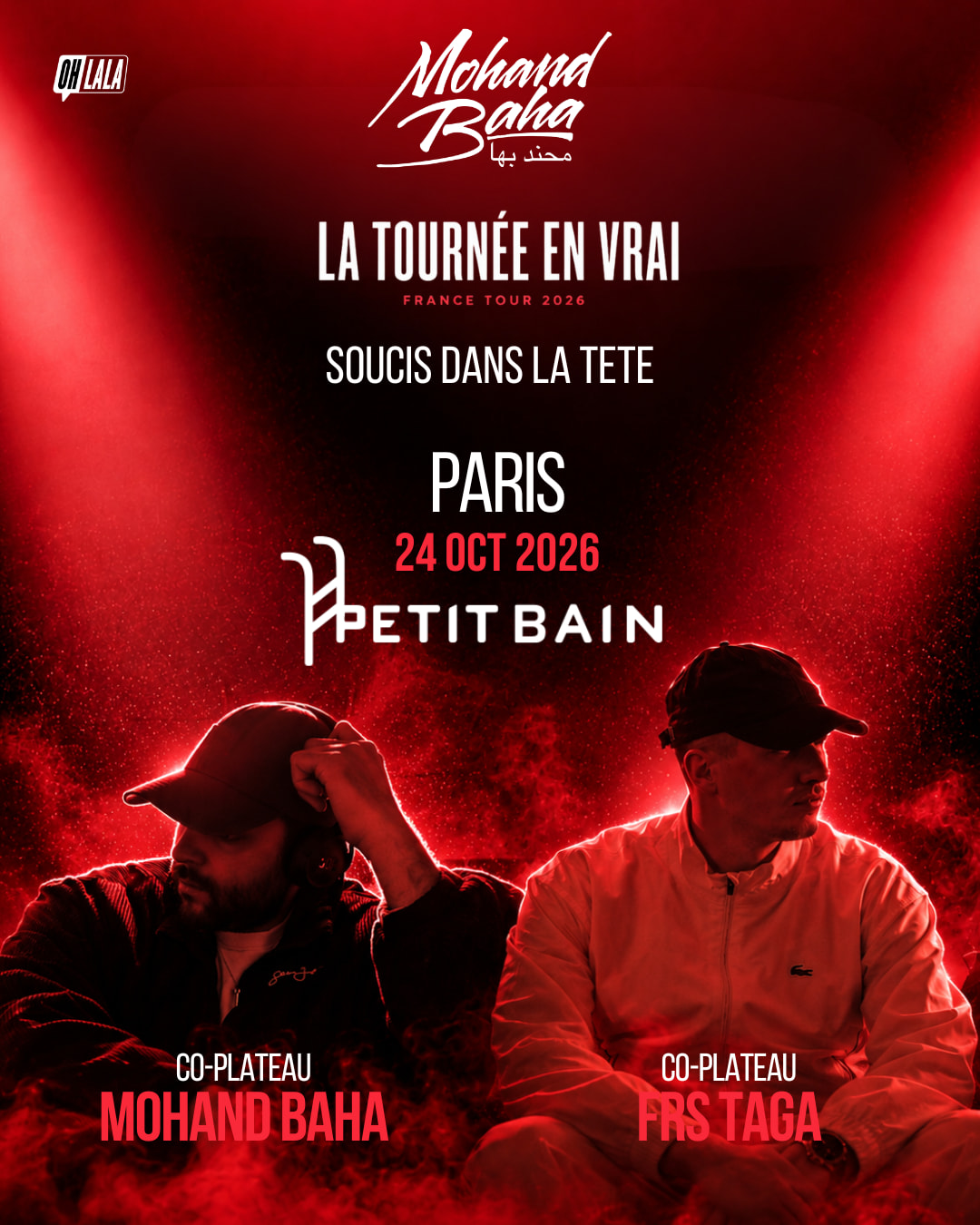 Mohand Baha + Frs Taga - Paris - Le Petit Bain