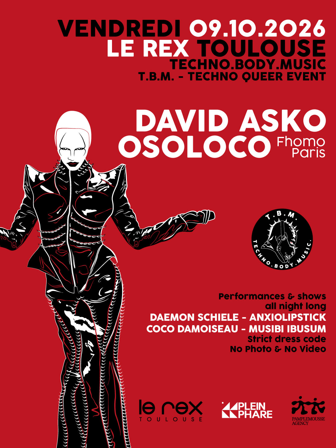Techno Body Music W/ David Asko & Osoloco (Queer Event)