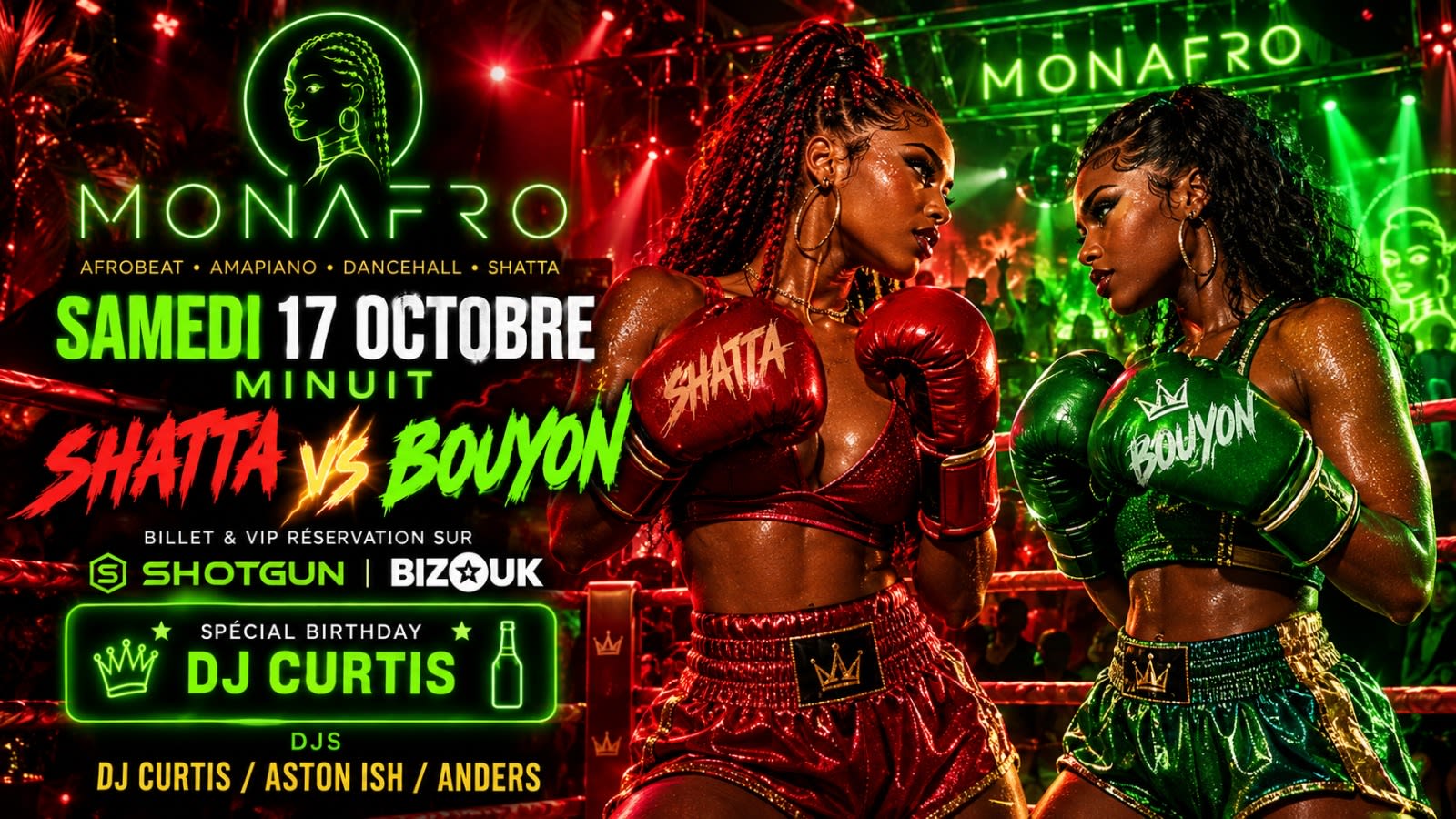 Monafro : Dj Curtis Birthday