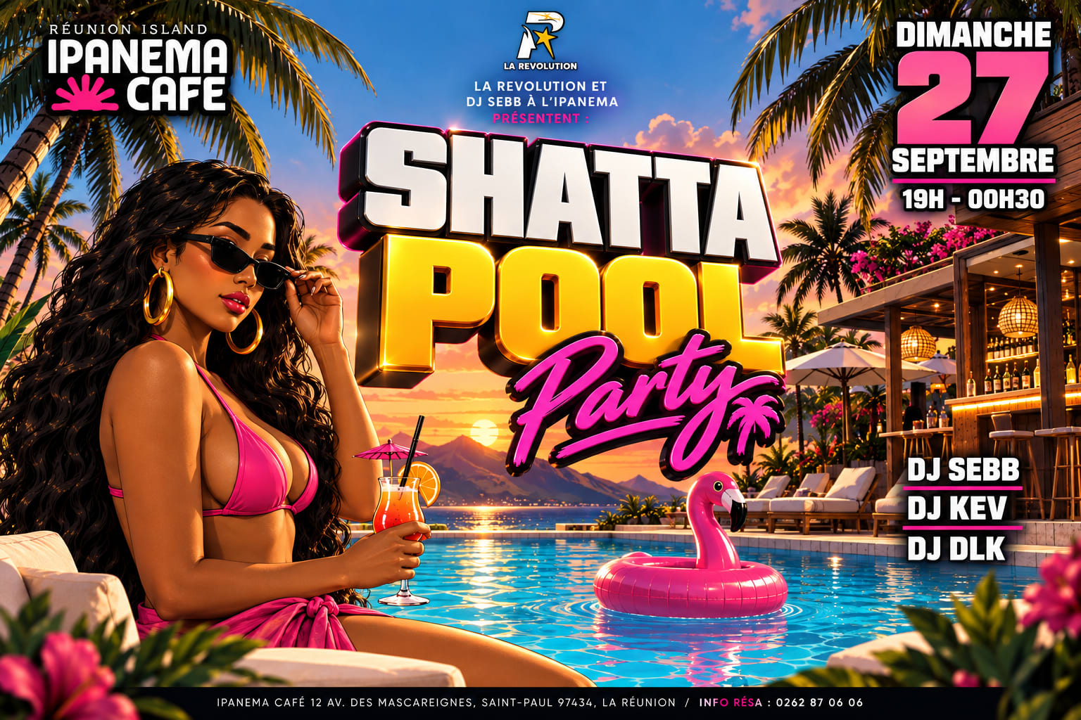 Shatta Pool Party Septembre 2026