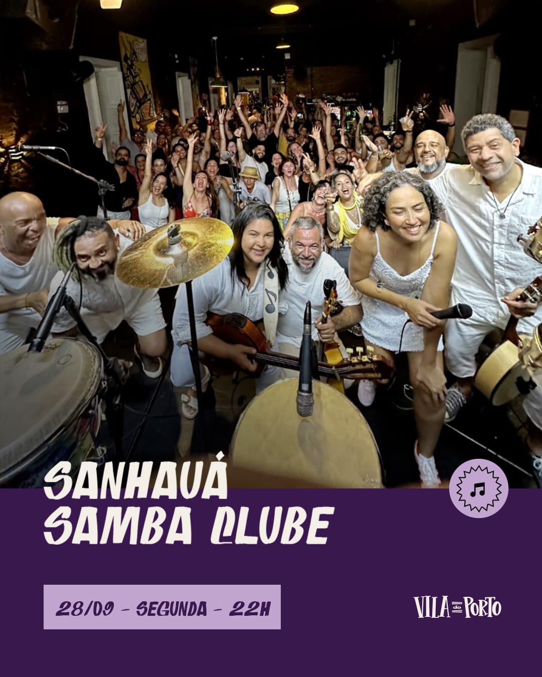 Sanhauá Samba Clube //28.09 // Toda Segunda
