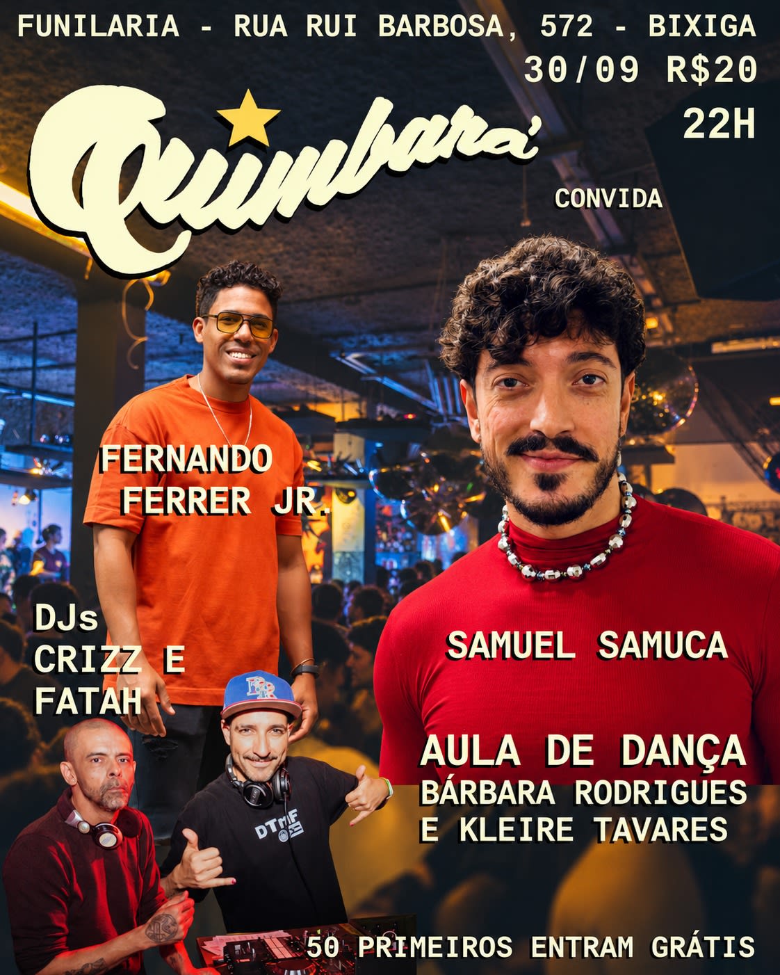 Quarta Latina Com Banda Quimbará Na Funilaria - 30/9