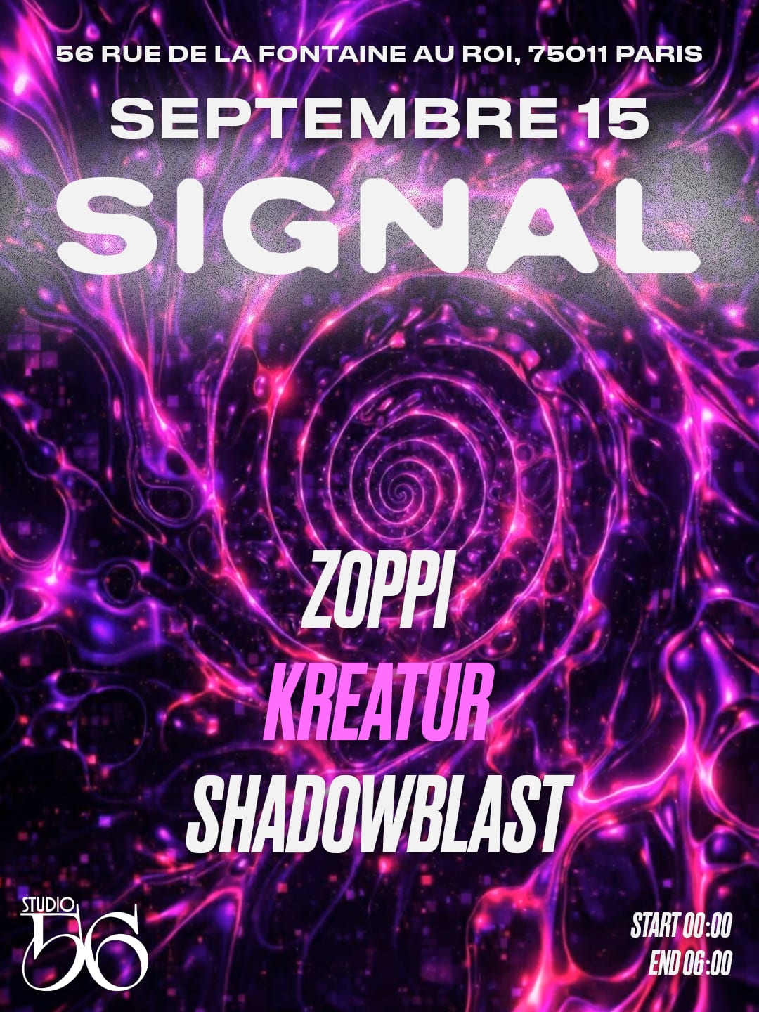 Signal W/ Zoppi , Kreatur, Shadowblast