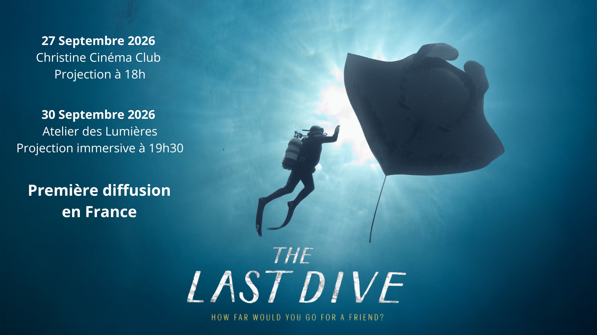 Projection The Last Dive - Grande Première