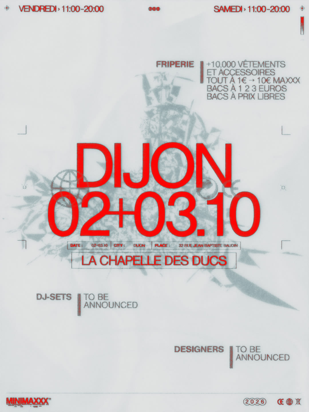 [Dijon] Friperie + Dj-Sets + Designers