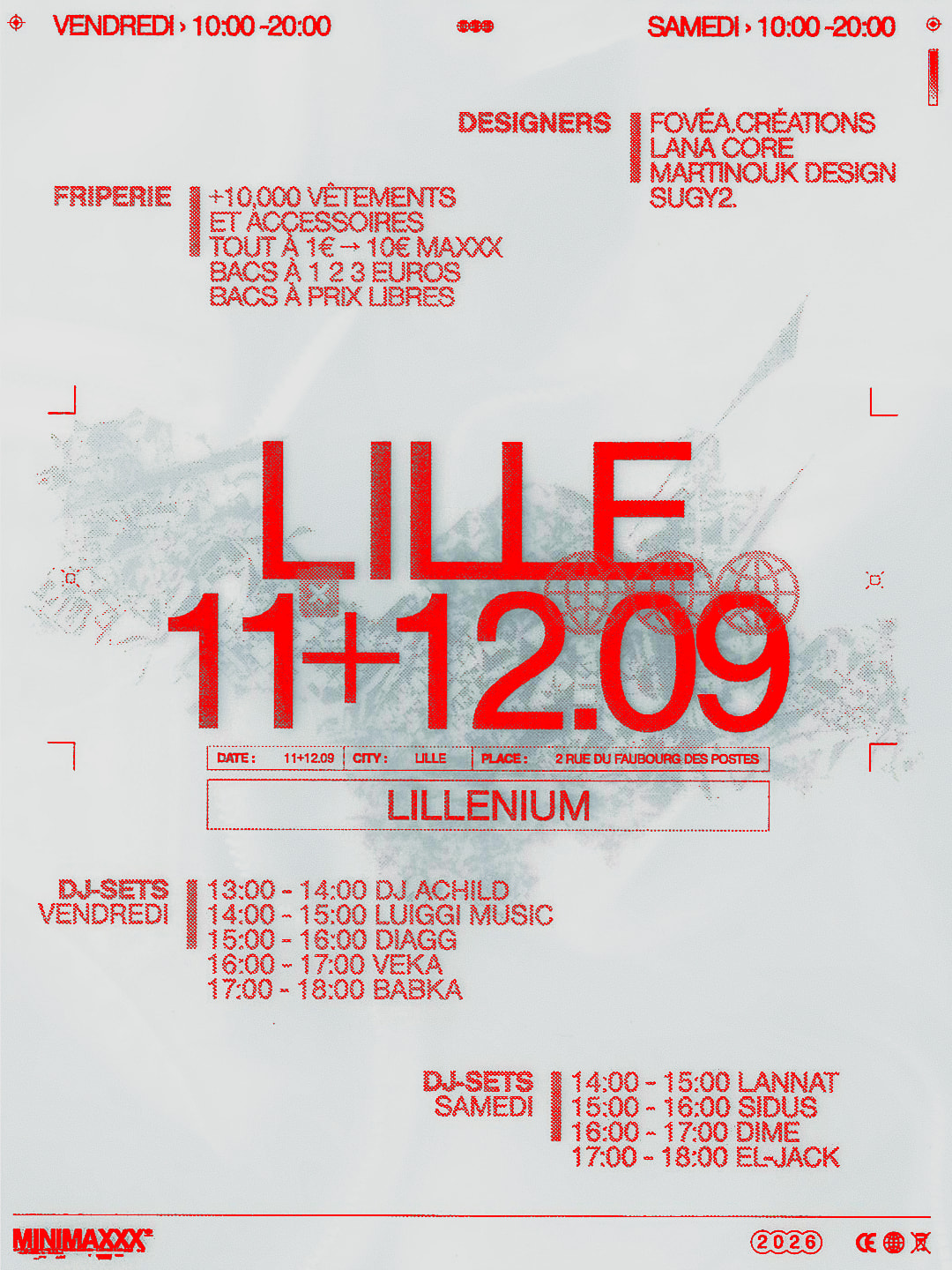 [Lille] Friperie + Dj-Sets + Designers