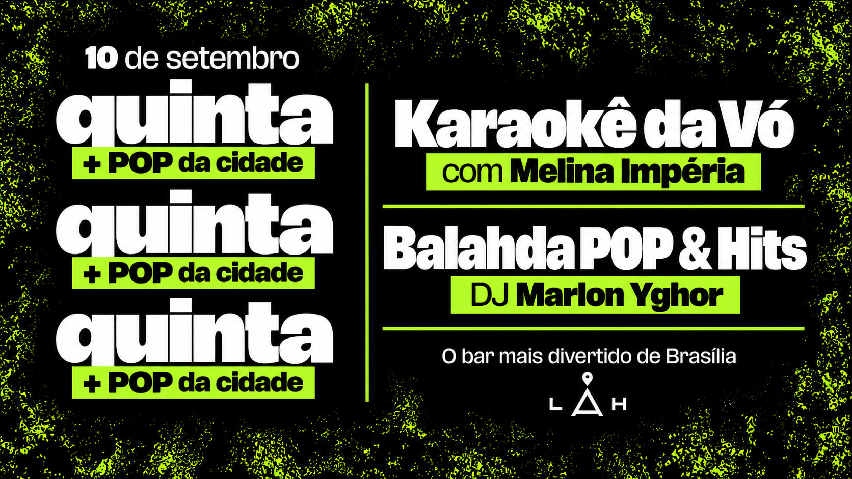 10/9 - Quinta + Pop Da Cidade