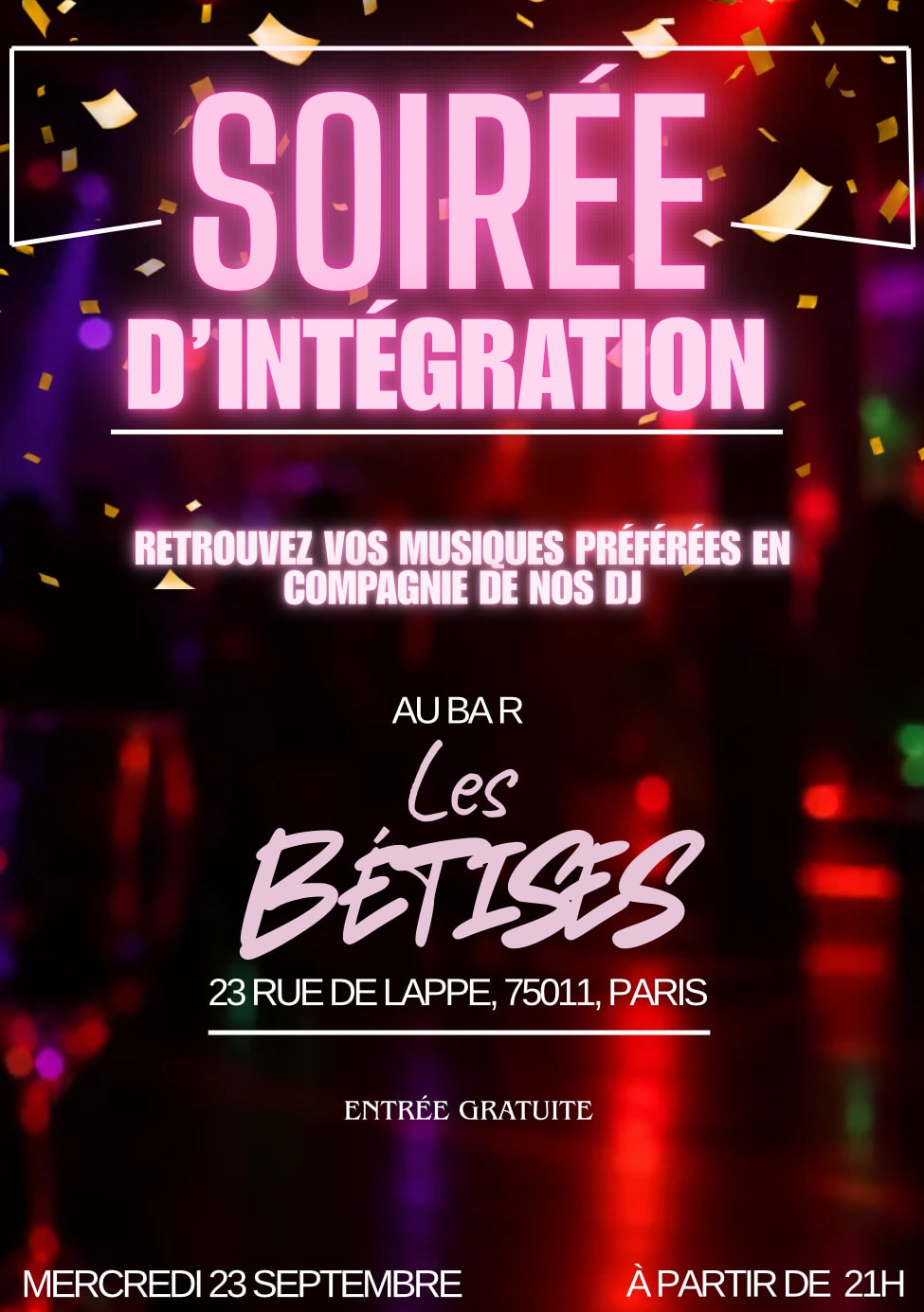 Soirée D'intégration Emc