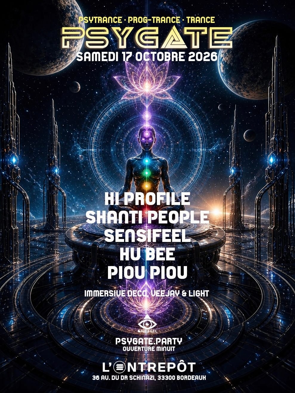 Psygate // Hi Profile - Shanti People - Sensifeel - Hu Bee