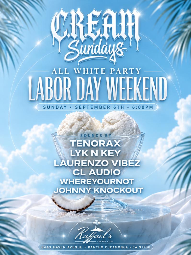 Labor Day Weekend C.R.E.A.M. Sundays