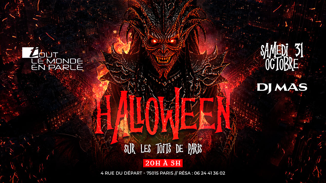 Halloween Sur Les Toits De Paris Rooftop Club