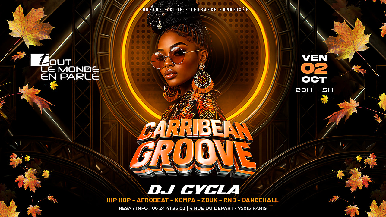 Soiree Caribbean Groove ,Club Terrasse Hiphop Afrob…