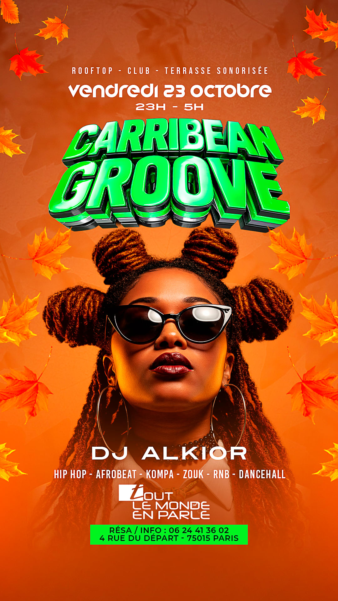 Soiree Caribbean Groove ,Club Terrasse Hiphop Afrob…
